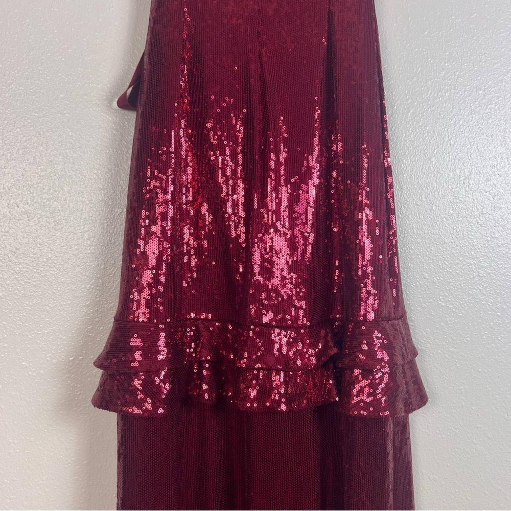 Rachel Zoe Women's Walker Sequined Faux-Wrap Gown - Picture 12 of 15